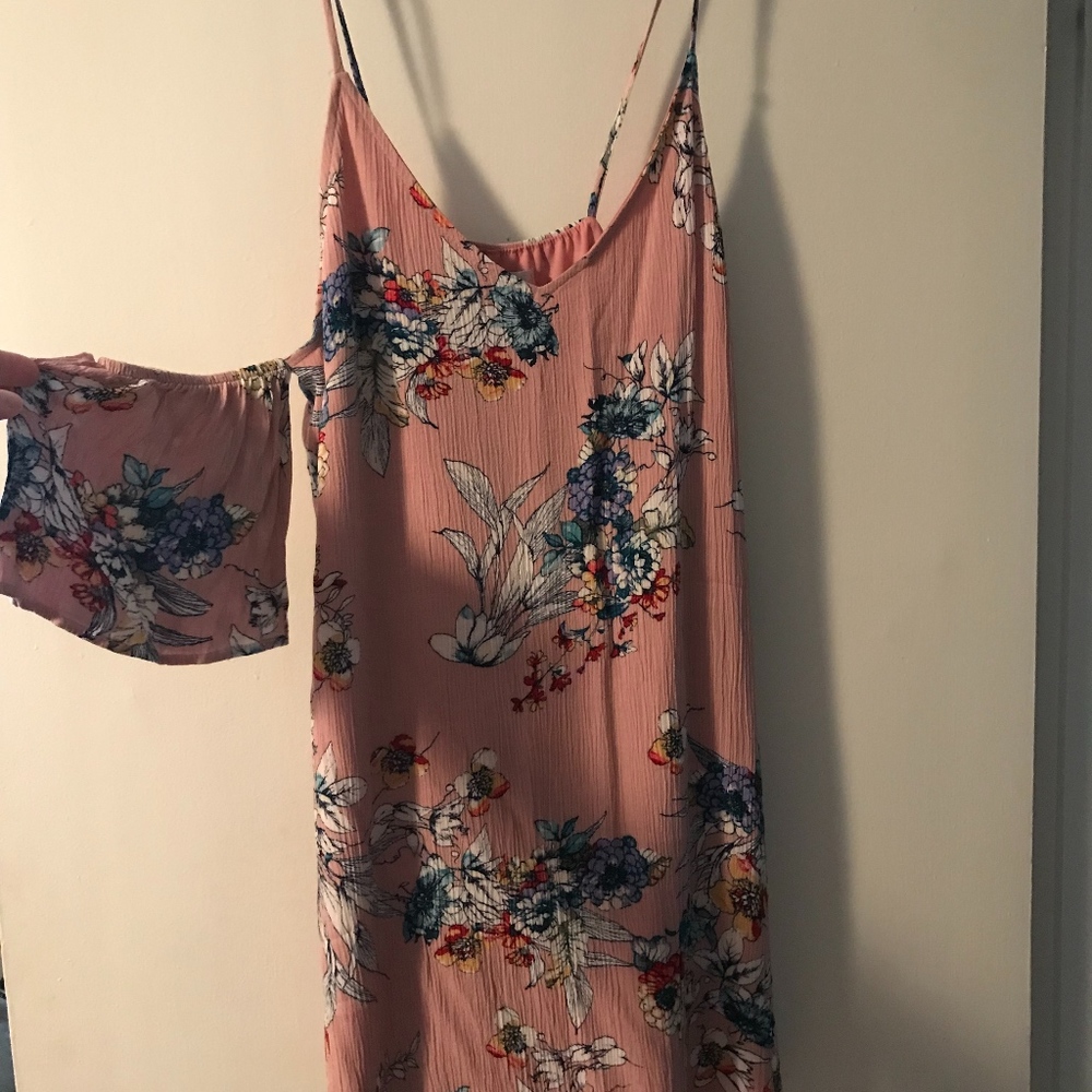 Pink Floral Dress